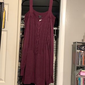 5x Torrid cold shoulder sweater dress